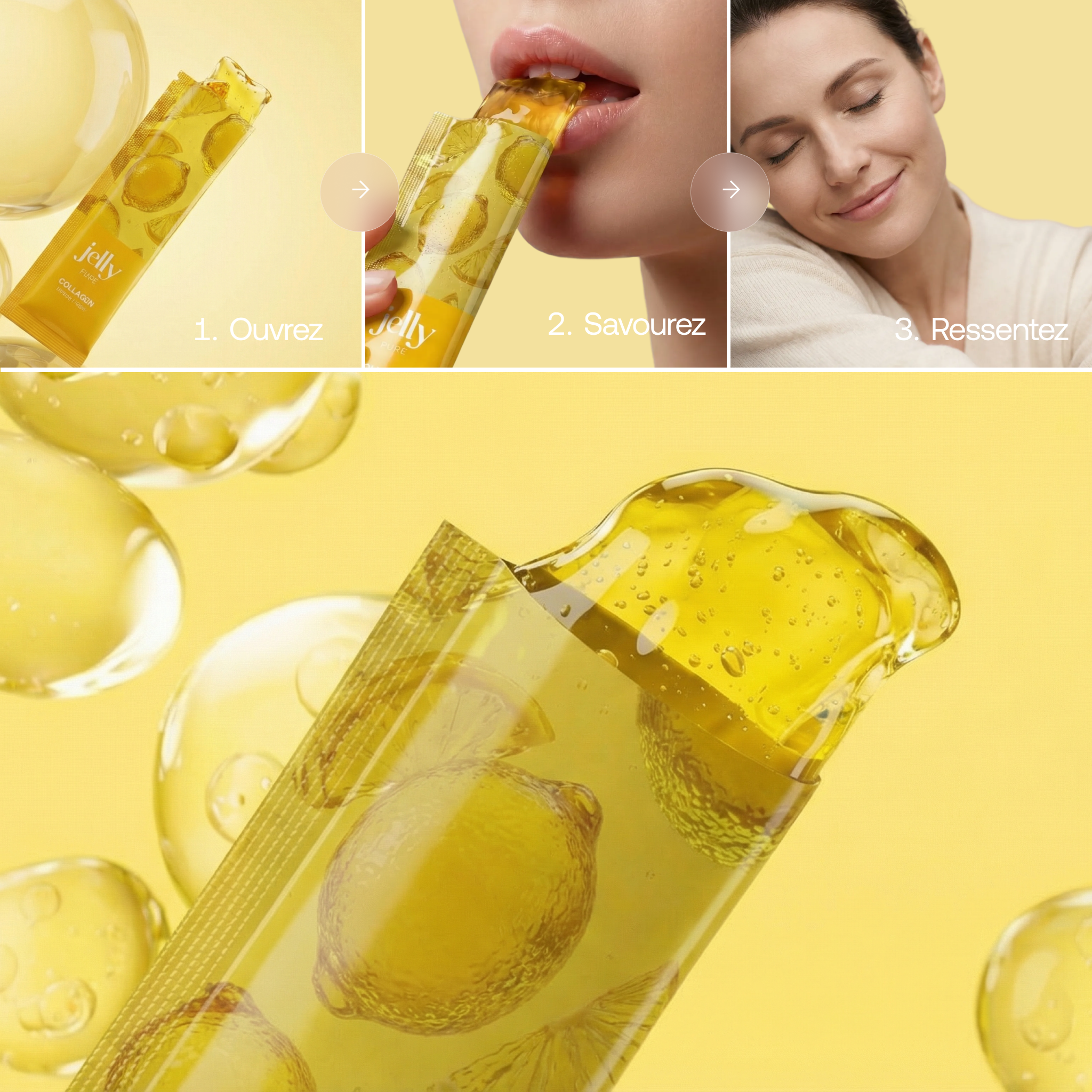 Gelée au collagène bioactif