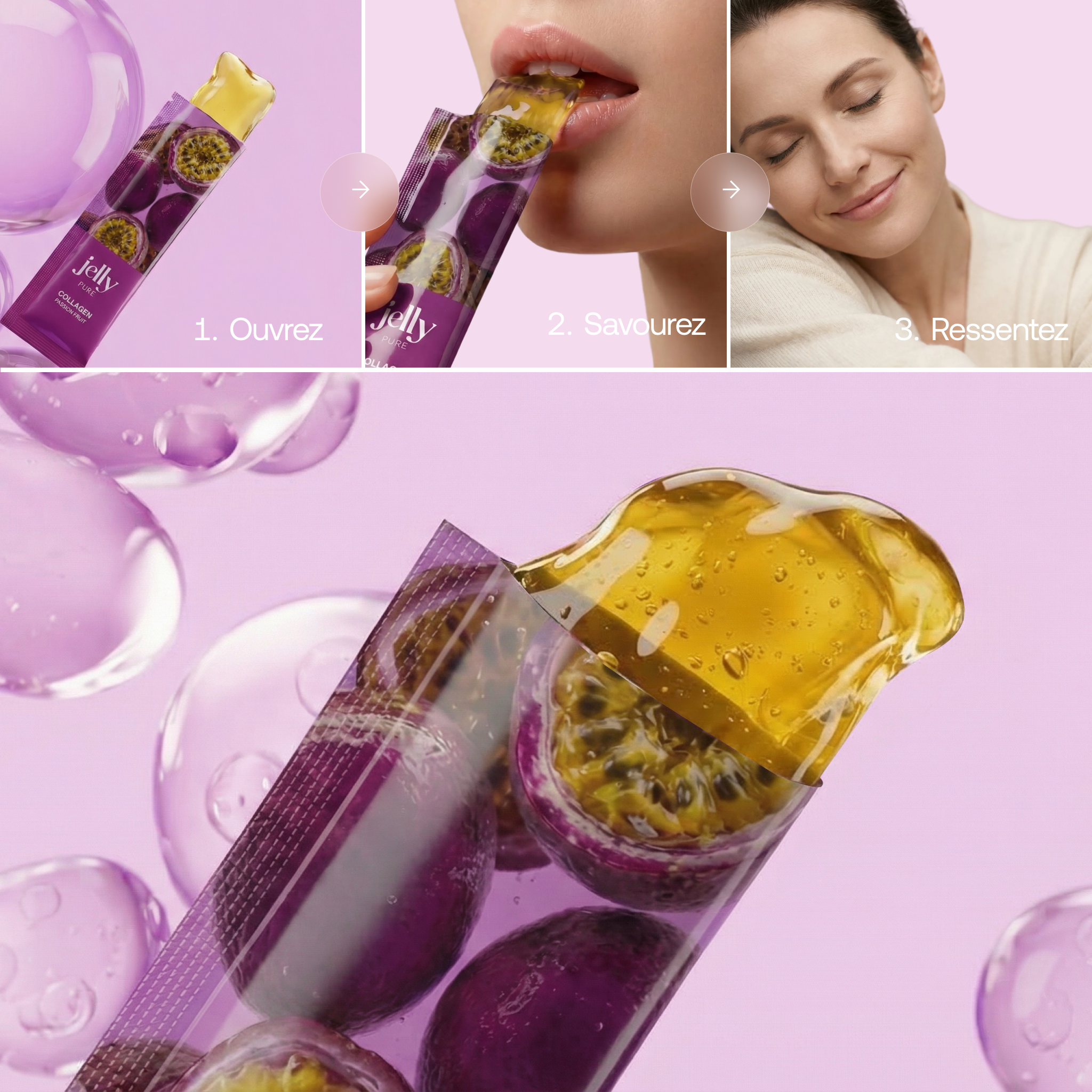 Gelée au collagène bioactif