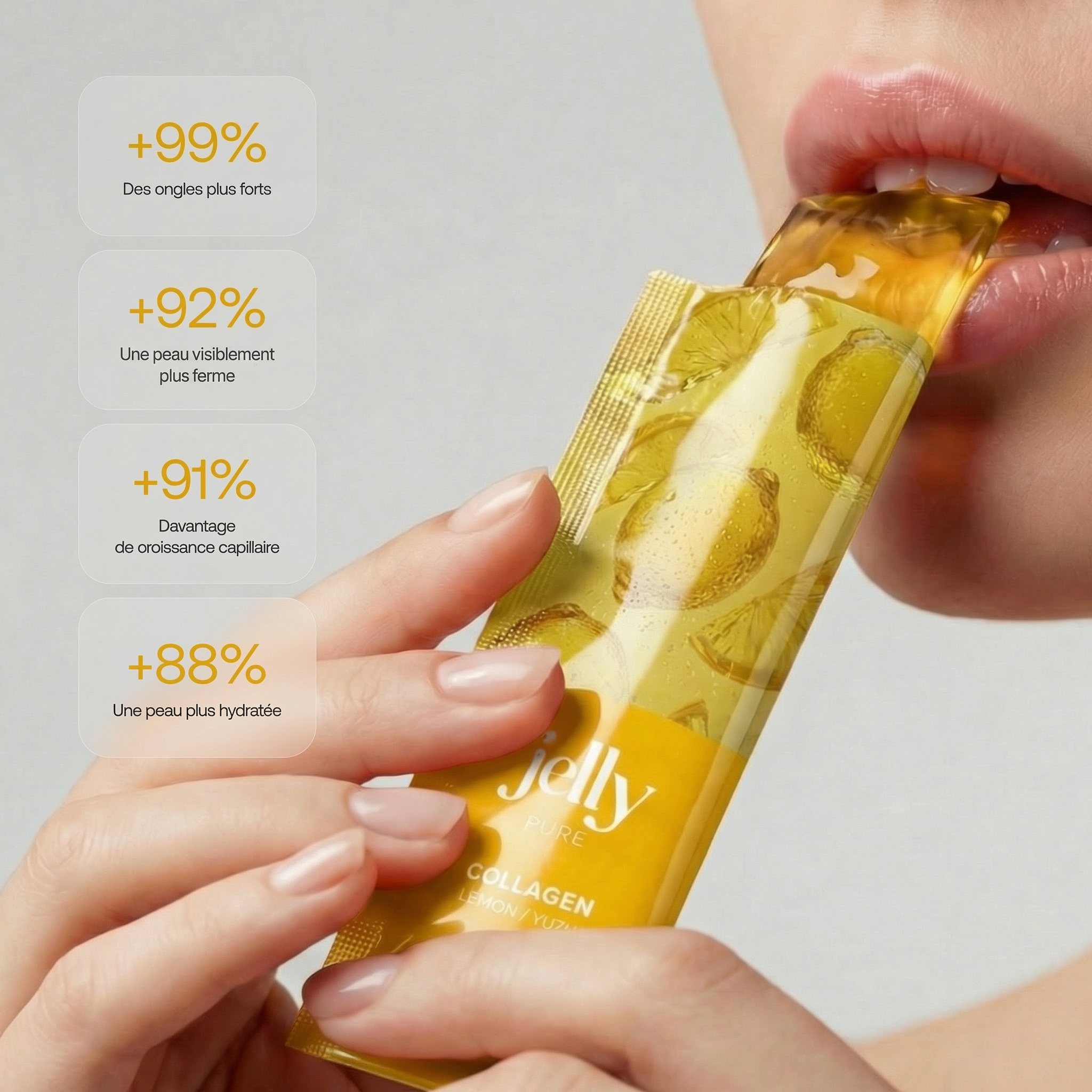 Gelée au collagène bioactif