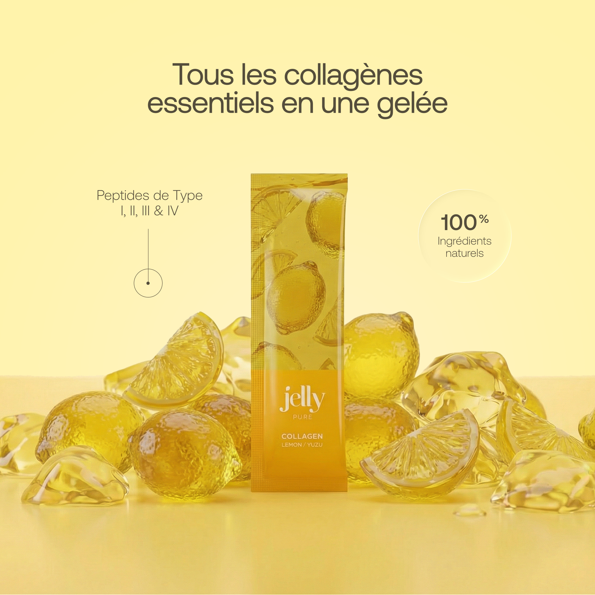 Gelée au collagène bioactif