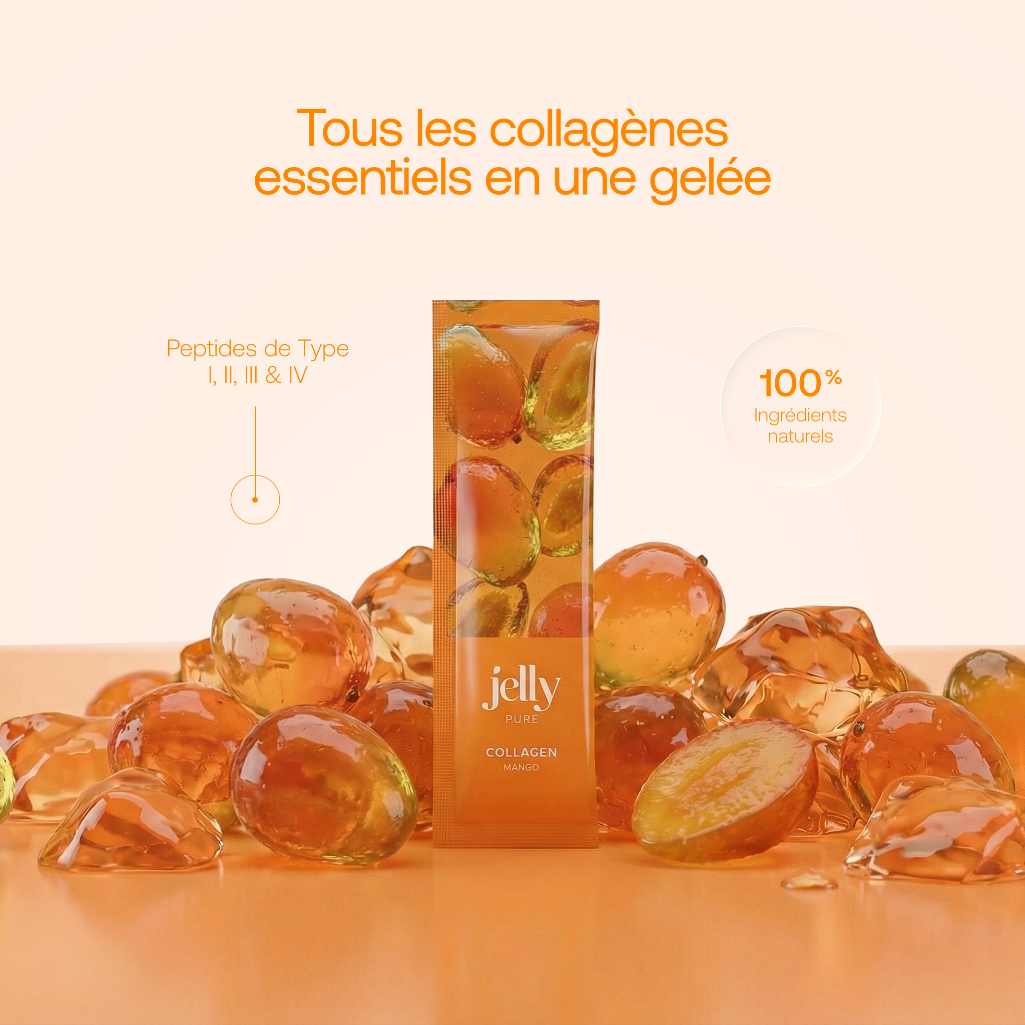 Gelée au collagène bioactif