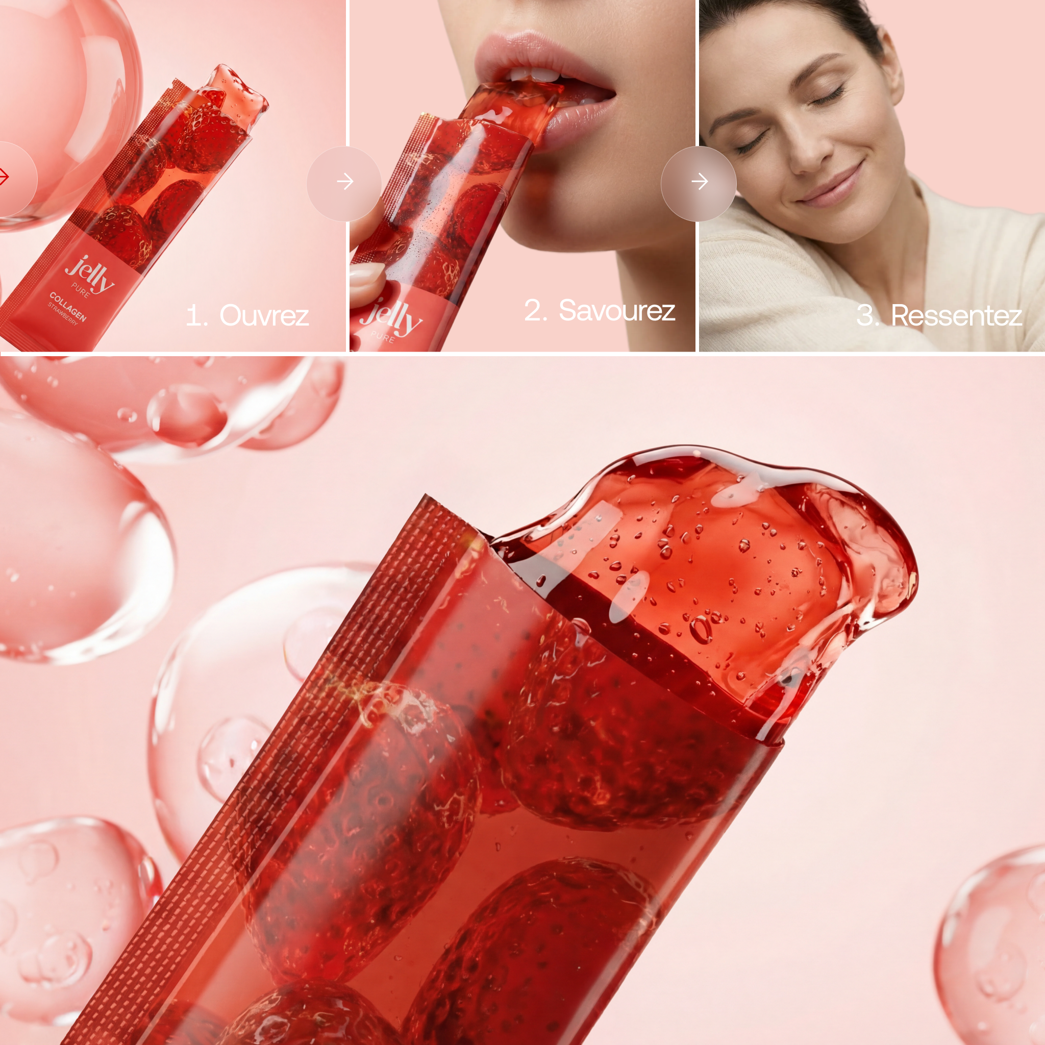 Gelée au collagène bioactif